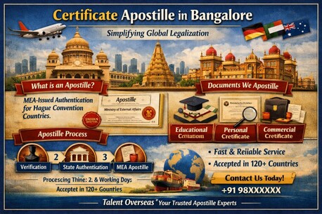 Bangalore, Legal, Certificate Apostille In Bangalore