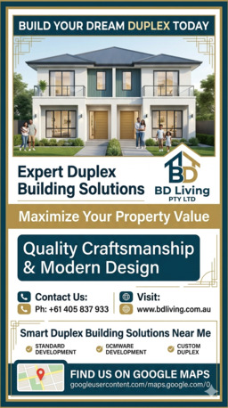 Perth, Construction, Build Your Dream Duplex Today!