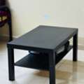 SAR 80,  Modern Black Coffee Table With Storage Shelf طاولة قهوة
