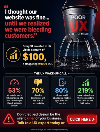 New York, Web Design & Development, UI/UX Design | $1 Invested, $100 Return