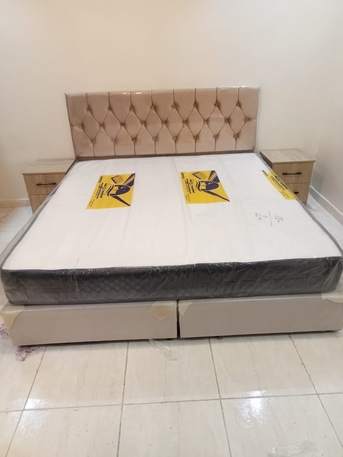 Jeddah, Furniture, SAR 1600,  COMPLETE WOODEN BEDROOM FURNITURE SET AVAILABLE WITH 4 DOOR WARDROBE IN LOW PRICES