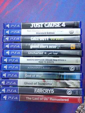 Riyadh, Video Games, SAR 375,  10 Game Ps4 Bundle For 375 SAR العرض يشمل 10 ألعاب بسعر 375 دولار.