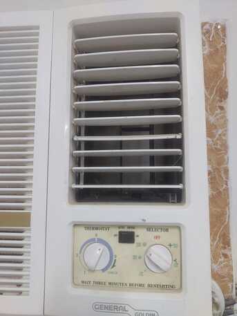 Riyadh, Air Conditioners, SAR 800,  General Goldin Window Aircondition For Sales  1st Owner 1.5 Ton