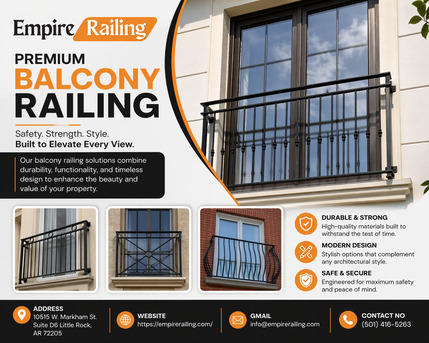 New York, Furniture, Stylish & Durable Balcony Railing Solutions For Modern Homes