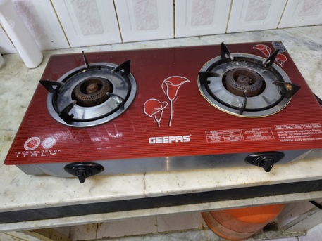 Khobar, Appliances, SAR 300,  Stove With Gas Cylinder, Regulator & Hose In Good Condition