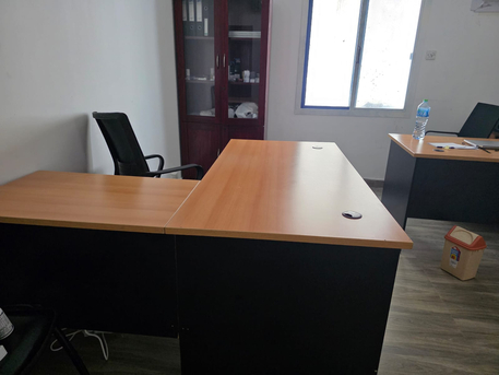Hoora, Furniture, BHD 35,  3 OFFICE TABLE AND 1 SHELF. PRICE PER PCS