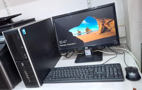 Manama, Computers, BHD 38,  HP Core I5 Computer Full Set 19" HD Wide Monitor 8GB RAM + 500GB HD OS 10 Pro Ready To Use