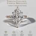 GBP 3250,  Marquise Diamond Engagement Ring | Timeless Design &ndash; Layla Diamonds