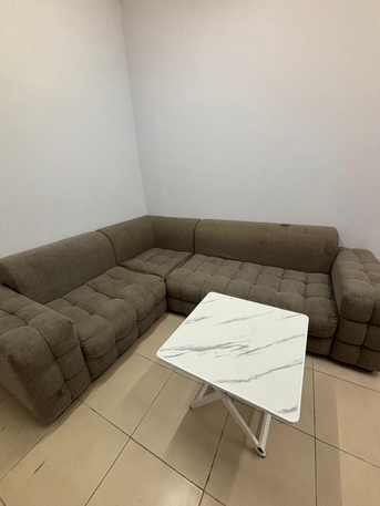 Khobar, Household Items, SAR 180,  5 SEAT L-SHAPE SOFA  FOR SALE