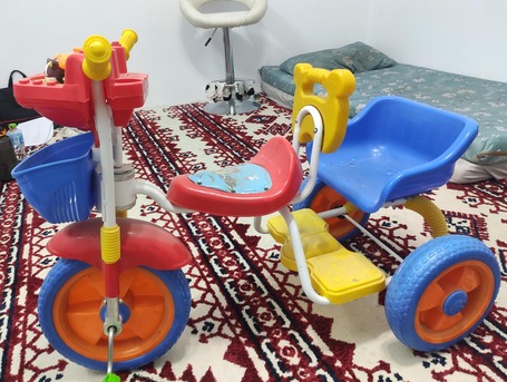 Al Wizarat, Baby & Kid Stuff, SAR 40,  Kids Items For Sale Almost New Kids Scooter, Child Bike (Tricycle) And Ride On Car