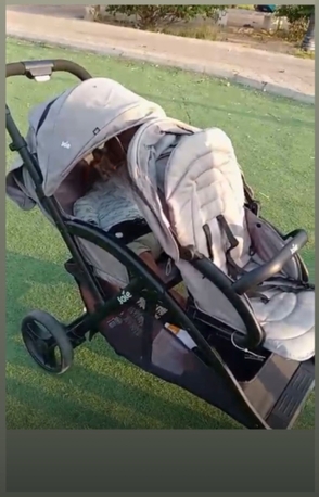 Riyadh, Baby & Kid Stuff, SAR 400,  Joie Evalite Double Twin Stroller With Metal Frame And Wheel Lock  عربيه اطفال مزدوجه من ج