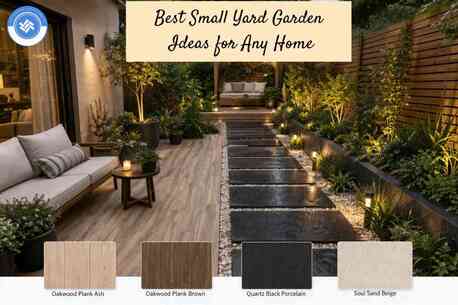 London, Farm & Garden, Small Yard Garden Ideas With East Yorkshire Stone