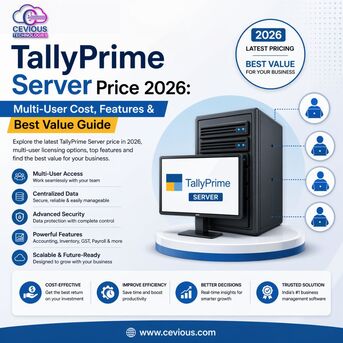 Noida, Computer, TallyPrime Server Price 2026: Multi-User Cost, Features & Best Value Guide