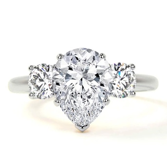 New York, Jewelry, USD 2965,  Shop Lab Created Diamond Engagement Ring Pear Shape Diamond Ring
