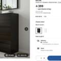 SAR 250,  From IKEA Black Cupboard