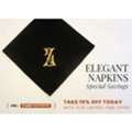 Linen Hemstitched Dinner Napkins For Elegant Dining
