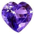 USD 426,  Heart Shape Natural Tanzanite Purple Stone - Buy Now