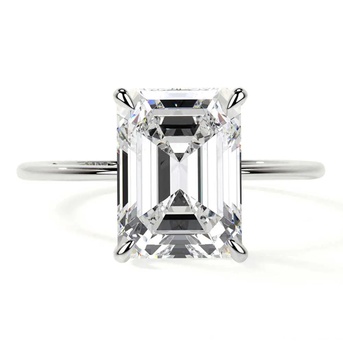 New York, Jewelry, USD 1879,  Order Emerald Cut Diamond Engagement Ring 2.09cttw Now
