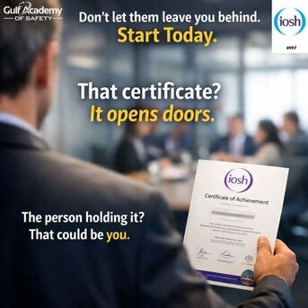 Dubai, Lessons Offered, IOSH Managing Safely Course &ndash; Enrol Today