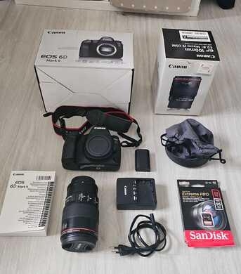 Manama, Electronics, BHD 340,  Canon EOS 6D Mark II &ndash; Full Frame DSLR (Used, Excellent Condition)