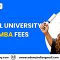 Manipal University Online MBA Fees