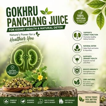 Haryana, Health & Beauty Items, INR 580,  Gokhru Panchang Juice For Kidney Health & Natural Detox