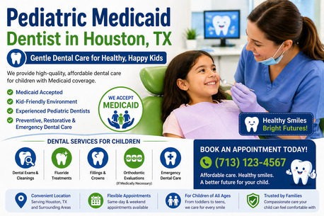 Houston, Dental, Pediatric Medicaid Dentist In Houston, TX: Affordable Care For Kids