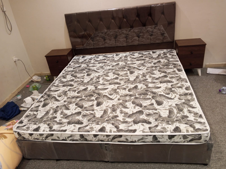Jeddah, Furniture, SAR 600,  King Size Bedframe And Mattress New