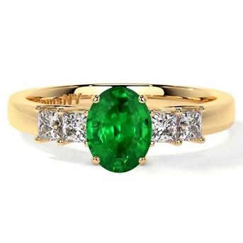 New York, Jewelry, USD 6208,  AAAA Quality Oval Cut Emerald Rings For Sale