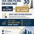 Tax Filing Deadline Extended To 30 June &ndash; Don&rsquo;t Miss Out!