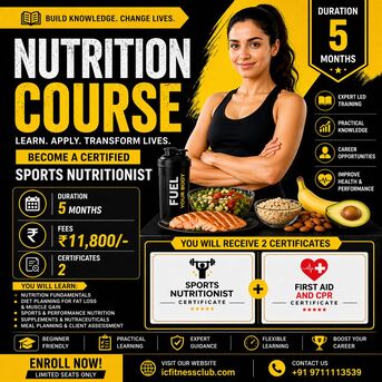 New Delhi, Health & Beauty Items, INR 11800,  Sports Nutrition Certification Course