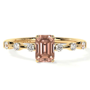 New York, Jewelry, USD 1195,  Buy Morganite Engagement Rings For Women