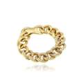 Pave Cuban Chain Ring &ndash; Bold & Stylish Statement Ring
