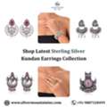 INR 36000,  Shop Latest Sterling Silver Kundan Earrings Collection