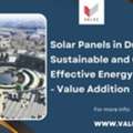 Solar Panels In Dubai For Sustainable And Cost-Effective Energy Solutions - Value Addition
