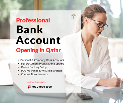 Doha, Business, ⚡ Open A Bank Account In Qatar | Personal & Company | Fast & Easy