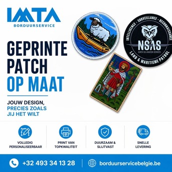 Brussels, Clothing & Accessories, Geprinte Patch Op Maat &ndash; Jouw Design, Precies Zoals Jij Het Wilt