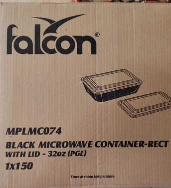 Jeddah, Materials, MICROWAVE CONTAINER 1 PORTION BLACK