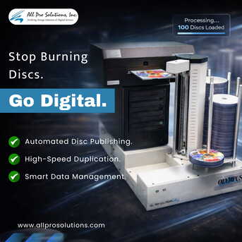 U.S. Virgin Islands, Electronics, USD 1000,  Still Burning Discs Manually? Upgrade To Olympus Publishers