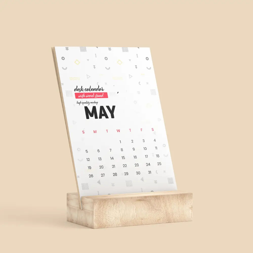 Mumbai, Collectibles, INR 280,  Desk Calendar With Wooden Stand