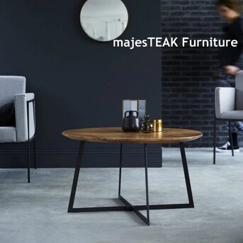 Kuala Lumpur, Furniture, MYR 2100,  Teak Metal Coffee Table
