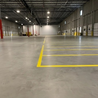 New York, Construction, Parking Lot Striping Of Huntsville