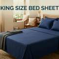 INR 1499,  King Size Bed Sheet | Premium Cotton Handloom Bedding Set | TheIndiglobal
