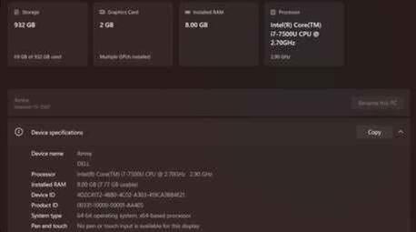 Al Dana, Electronics, SAR 1100,  Dell Inspiron 15-3567 Core I7 8GB RAM 1TB HDD Very Good Condition
