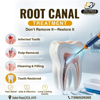 Hyderabad, Dental, SAY GOODBYE TO TOOTHACHE! PAINLESS ROOT CANAL TREATMENT