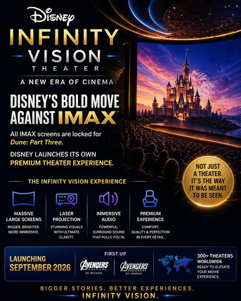 New York, Business, Disney Infinity Vision Theater: IMAX Rival