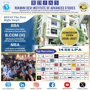 Rohini, Education, Build A Strong Foundation With Top BBA Colleges In Delhi With Experienced Faculty