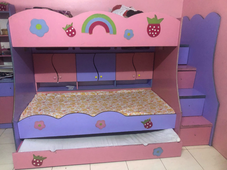 Dammam, Furniture, SAR 600,  Kids Bunk Bed And Dressing Table