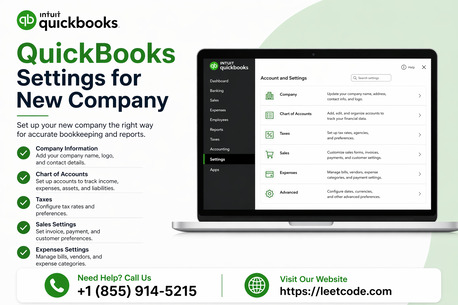 New York, Creative, QuickBooks Settings For New Company -Leetcode