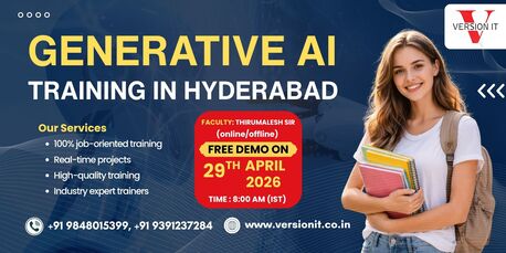 Hyderabad, Education, Generative AI Training In Hyderabad Overview
